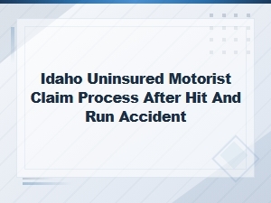 Idaho Uninsured Motorist Claim After a Hit and Run